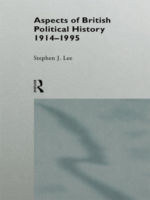 cover image of Aspects of British Political History 1914-1995